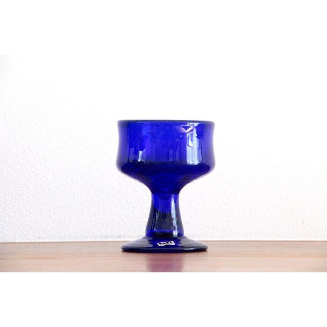 iittala(イッタラ)のErik Hoglund エリックホグラン 花瓶 851bl1 エンタメ/ホビーの美術品/アンティーク(ガラス)の商品写真