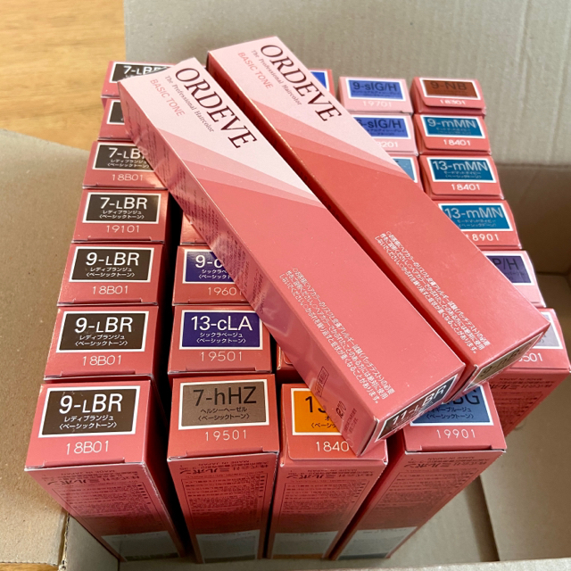 ミルボン(ミルボン)のミルボン　オルディーブ　ヘアカラー１剤　３６本セット コスメ/美容のヘアケア/スタイリング(カラーリング剤)の商品写真