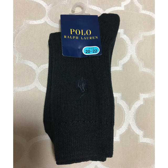 POLO RALPH LAUREN(ポロラルフローレン)の新品・未使用　ポロ　ラルフローレン　ソックス　靴下　20-22㎝　お受験　教室 キッズ/ベビー/マタニティのこども用ファッション小物(靴下/タイツ)の商品写真