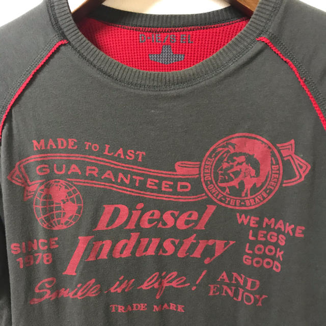 DIESEL(ディーゼル)のDIESEL ディーゼル サイズS リバーシブル カットソー メンズのトップス(Tシャツ/カットソー(七分/長袖))の商品写真