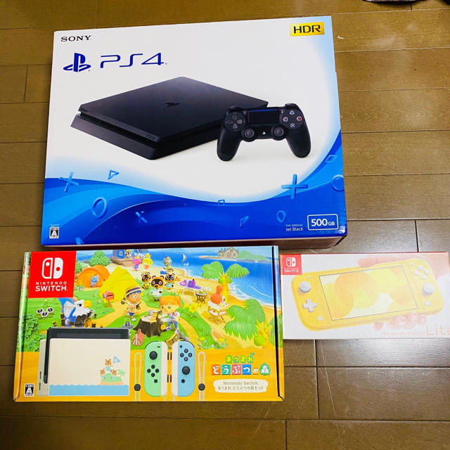 Nintendo Switch(ニンテンドースイッチ)の【新品・未使用】Nintendo Switch & PS4   エンタメ/ホビーのゲームソフト/ゲーム機本体(家庭用ゲーム機本体)の商品写真