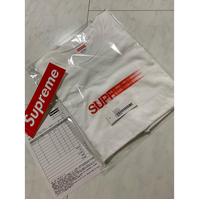 Supreme(シュプリーム)のsupreme motion logo 【Ｌ】 メンズのトップス(Tシャツ/カットソー(半袖/袖なし))の商品写真
