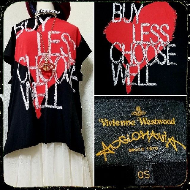 Vivienne Westwood(ヴィヴィアンウエストウッド)のBuy less choose well Square T-shirt レディースのトップス(Tシャツ(半袖/袖なし))の商品写真