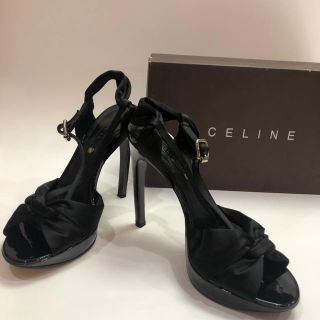 セリーヌ(celine)のCeline サテンバックストラップサンダル(サンダル)