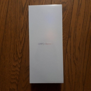 新品 未開封 OPPO Reno A 128GB simフリー スマホ ブラック(スマートフォン本体)