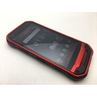 キョウセラ(京セラ)のSIMフリー美品au京セラ TORQUE G03 KYV41 レッド 291(スマートフォン本体)