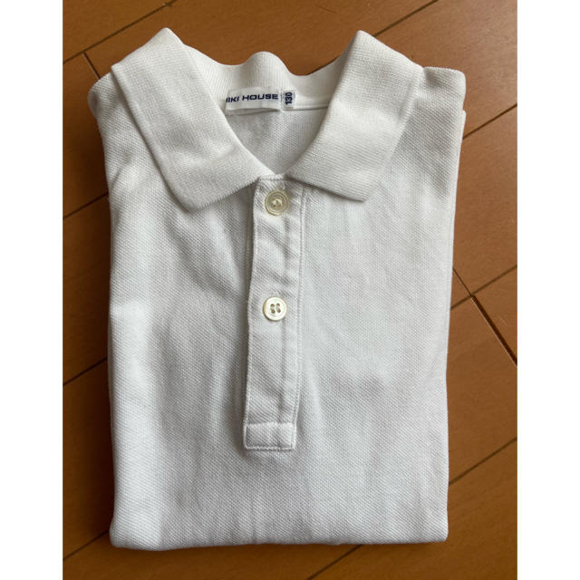 mikihouse(ミキハウス)の半袖ポロシャツ キッズ/ベビー/マタニティのキッズ服男の子用(90cm~)(Tシャツ/カットソー)の商品写真