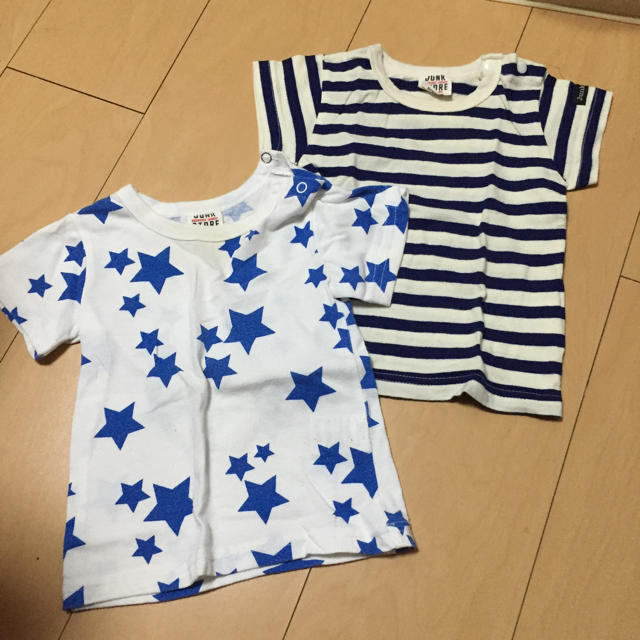 JUNK STORE(ジャンクストアー)のTシャツセット◡̈♥︎80 キッズ/ベビー/マタニティのベビー服(~85cm)(Ｔシャツ)の商品写真