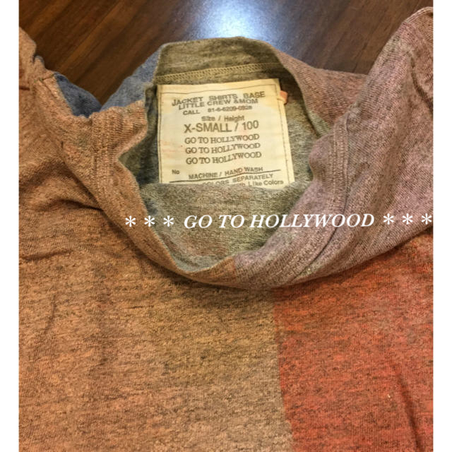 GO TO HOLLYWOOD(ゴートゥーハリウッド)のGO TO HOLLYWOOD ゴートゥーハリウッドハンドペイントＴシャツ100 キッズ/ベビー/マタニティのキッズ服男の子用(90cm~)(Tシャツ/カットソー)の商品写真