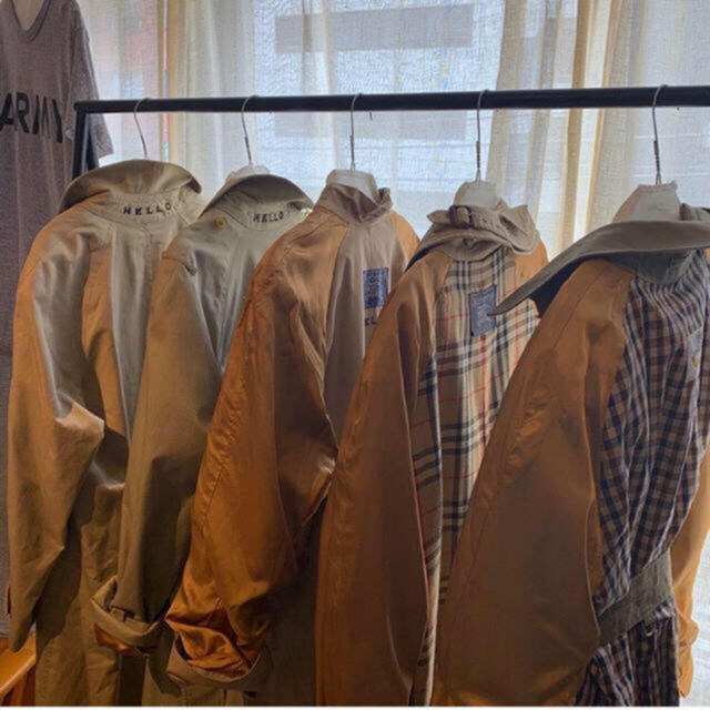 Shinzone - preloved リメイクバーバリーコートの通販 by すたば Shinzone - preloved リメイクバーバリーコートの通販 by すたば