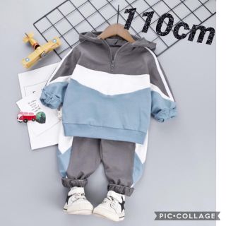 新品110cm  パーカーセットアップ　子ども　キッズ(Tシャツ/カットソー)