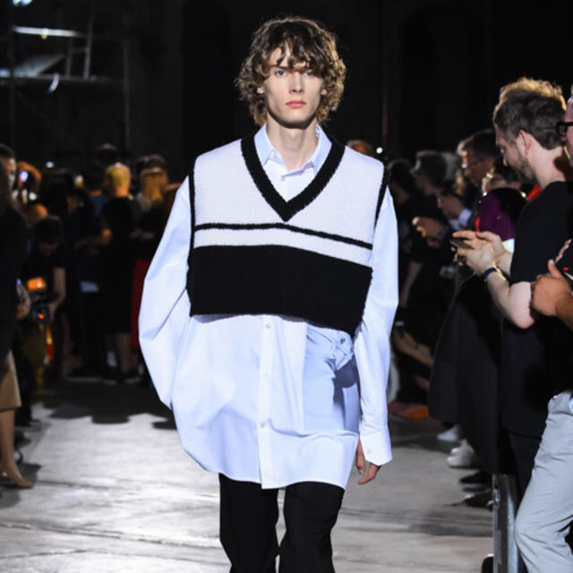 ラフシモンズ raf simons クロップドニット メンズ トップス ニット