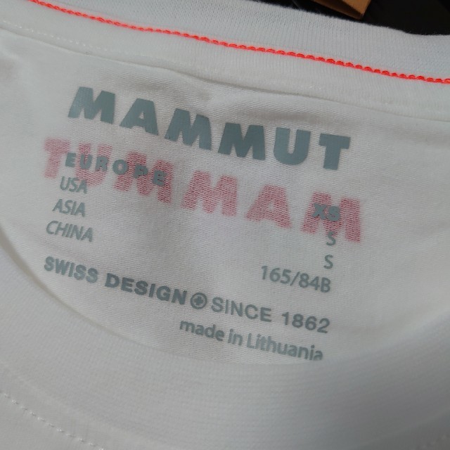 Mammut(マムート)のまさ様専用 【新品】 ロゴTシャツ Sサイズ 【MAMMUT】 メンズのトップス(Tシャツ/カットソー(半袖/袖なし))の商品写真