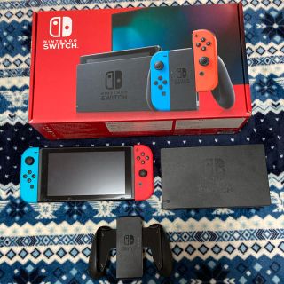 ニンテンドースイッチ(Nintendo Switch)の【中古美品】Nintendo Switch バッテリー強化版(家庭用ゲーム機本体)