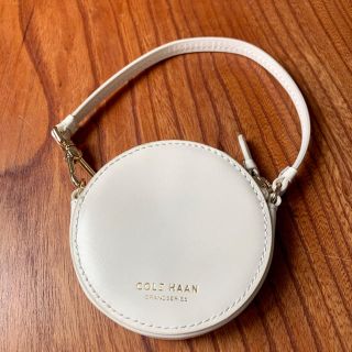 コールハーン(Cole Haan)の新品未使用　Cole Haan レザーミニケース　ホワイト(コインケース)