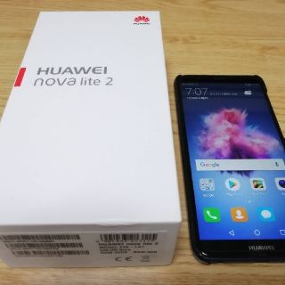 アンドロイド(ANDROID)のhuawei  nova  lite 2 SIM フリー YMOBILE 中古(スマートフォン本体)