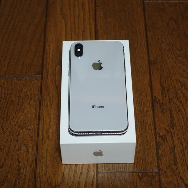 難あり iPhone X 64GB simフリー シルバー