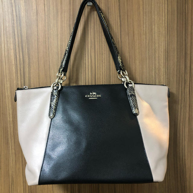 COACH コーチ トートバッグ　A4 パイソン