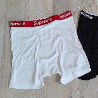 シュプリーム(Supreme)のシュプリーム　ボクサーパンツ　白　L Supreme(ボクサーパンツ)