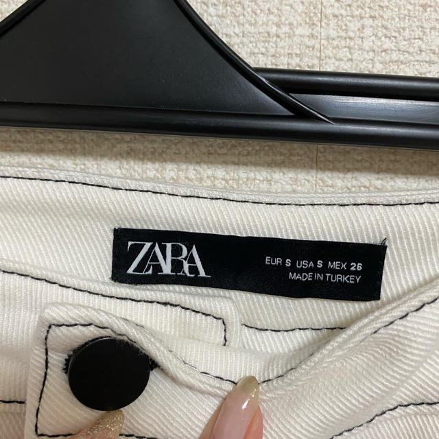 ZARA(ザラ)のZARA ホワイトデニムタイトスカート レディースのスカート(ロングスカート)の商品写真