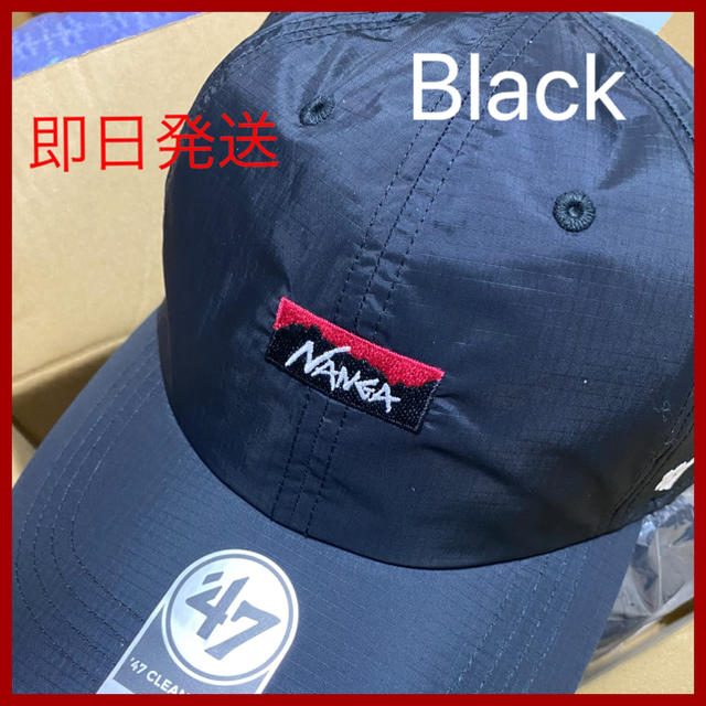 NANGA(ナンガ)のナンガ　オーロラキャップ　黒　ブラック メンズの帽子(キャップ)の商品写真