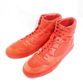 バレンシアガ(Balenciaga)のBALENCIAGA PLEATED HIGH MONOCHROME RED(スニーカー)