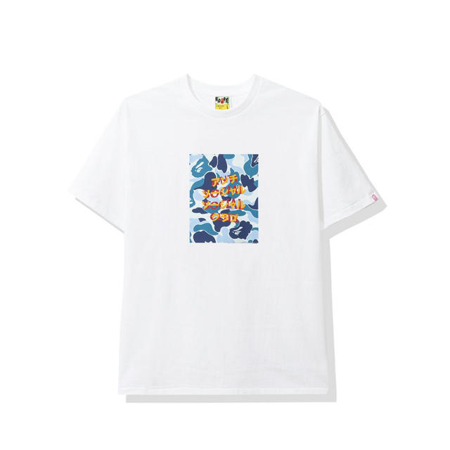 Tシャツ/カットソー(半袖/袖なし)BAPE × ASSC コラボ　【XL】　ABC CAMO Box Tee