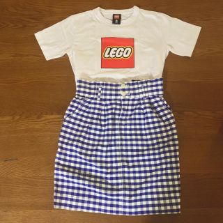 Tシャツ（LEGO）とスカートのトータルコーデ(Tシャツ(半袖/袖なし))