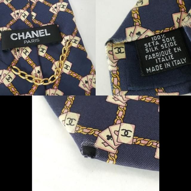 CHANEL(シャネル)のシャネル ネクタイ メンズ - トランプ メンズのファッション小物(ネクタイ)の商品写真