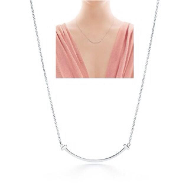 Tiffany & Co. - ティファニー Tスマイル ネックレスの通販 by lei ´s 