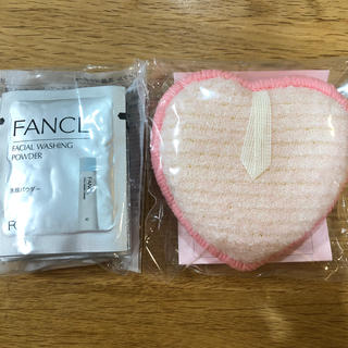 ファンケル(FANCL)のファンケル 洗顔マッサージパフと洗顔パウダー10包(洗顔ネット/泡立て小物)