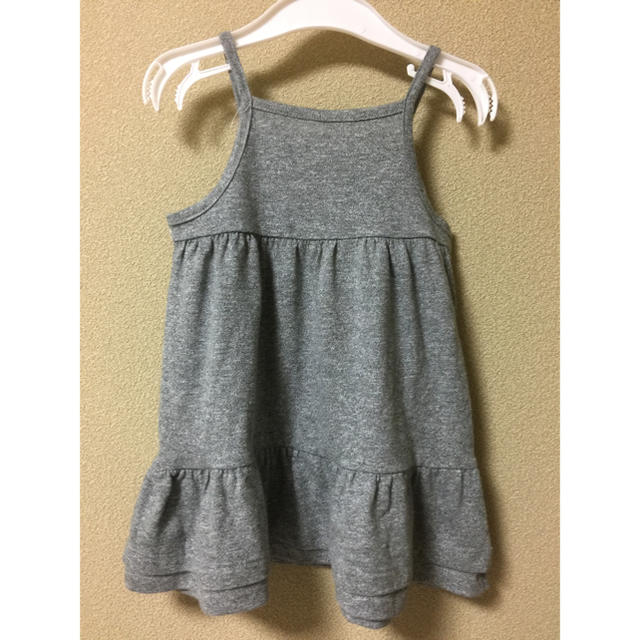 西松屋(ニシマツヤ)のキャミワンピース！新品90cm キッズ/ベビー/マタニティのキッズ服女の子用(90cm~)(ワンピース)の商品写真