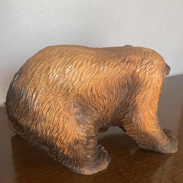 熊 鮭の通販 by mimimi｜ラクマ 木彫り 新品高評価