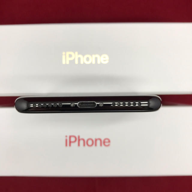 SIMフリー iPhoneX 64GB ブラック 極美品　バッテリー交換済