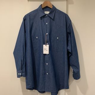 【新品】HERILL  ヘリル　CHAMBRAY WORK SHIRTS