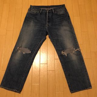 アンユーズド(UNUSED)のunused 15aw 加工デニム(デニム/ジーンズ)