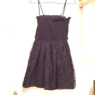 ジルスチュアート(JILLSTUART)のジル♡黒ワンピース♡(ひざ丈ワンピース)