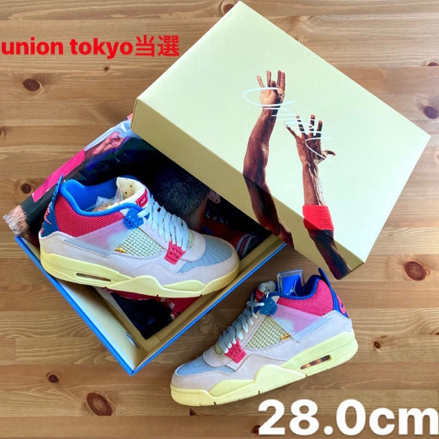 国内正規品　新品　UNION JORDAN 4  US10 28.0cm