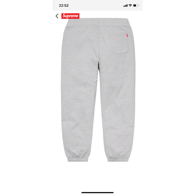 Supreme(シュプリーム)のsupreme Sロゴ long sweat pants メンズのパンツ(ワークパンツ/カーゴパンツ)の商品写真