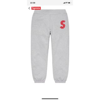 シュプリーム(Supreme)のsupreme Sロゴ long sweat pants(ワークパンツ/カーゴパンツ)