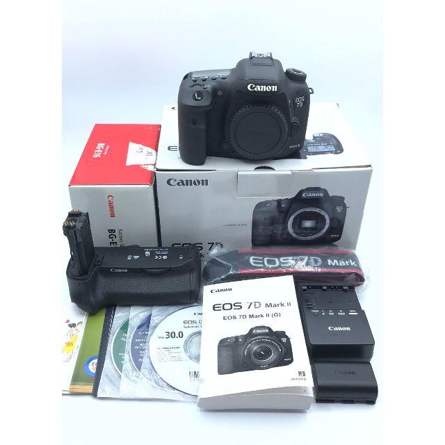 【美品】Canon EOS 7D MarkⅡ バッテリーグリップセット