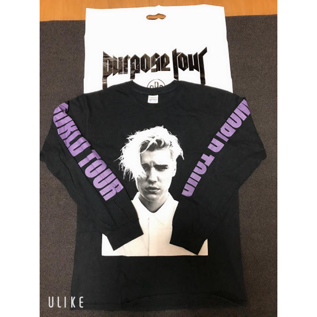 Justin Bieber GR8限定 purpose tour ロンT メンズのトップス(Tシャツ/カットソー(七分/長袖))の商品写真