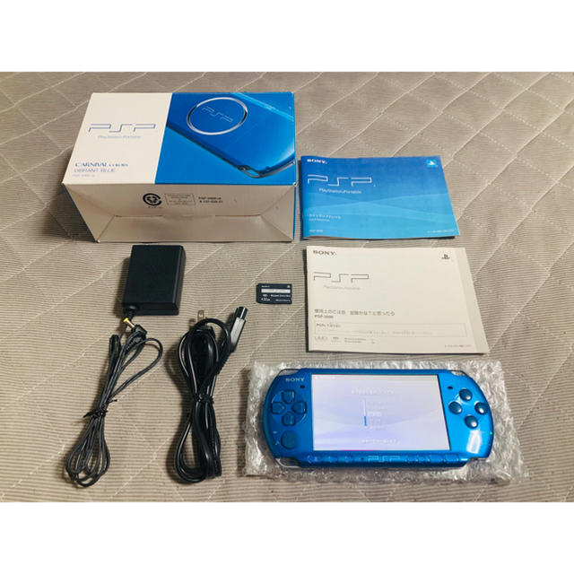 エンタメ/ホビー専用出品　　PSP-3000 ブルー　比較的良品　送料無料　1