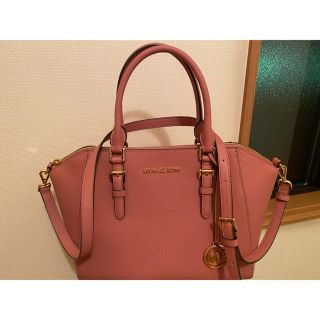 Michael Kors 2way ラージ A4収納可能 バック Rose