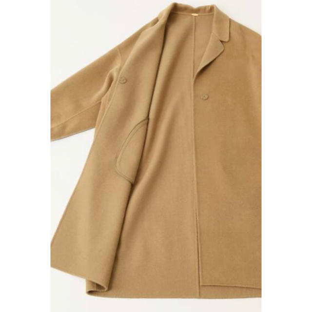 Deuxieme Classe ウールアンゴラリバーコート キャメル Deuxieme Classe ウールアンゴラリバーコート キャメル