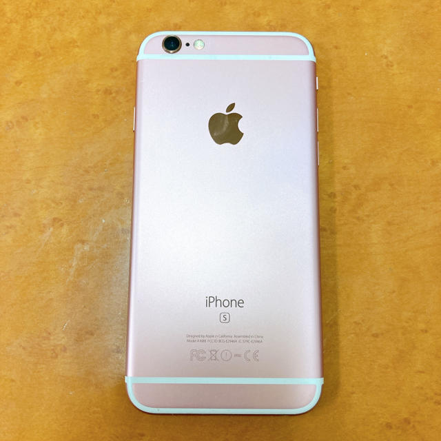 iPhone 6s Rose Gold 64 GB au スマホ/家電/カメラのスマートフォン/携帯電話(スマートフォン本体)の商品写真