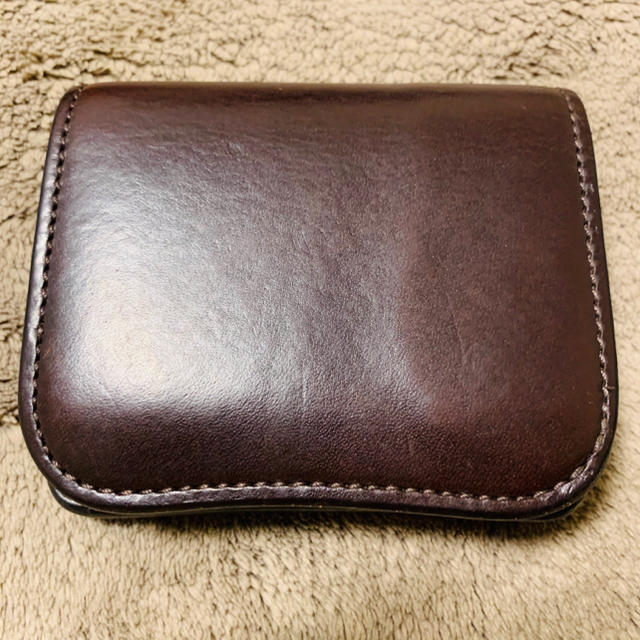 旧パーム 象革 ワイルドスワンズ ミニ財布 エレファント レザー