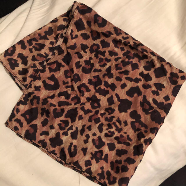 leopard scarf   レオパード スカーフ