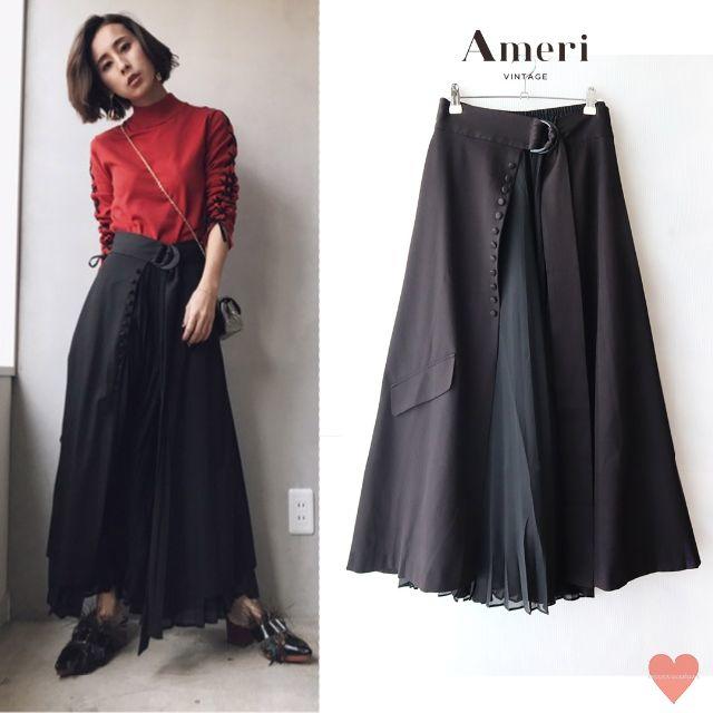 AMERI アメリ ♡ 2WAY PLEATS PANTS