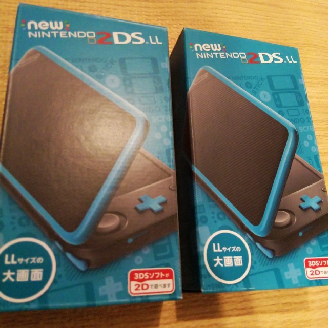 ★２個セット★NEW ニンテンドー 2DS LL ブラック/ターコイズ【値引不可